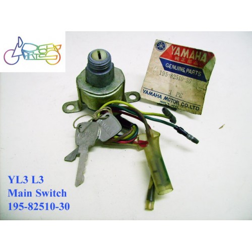 Yamaha YL3 Main Switch 195-82510-30 L3 Ignition Key Switch free post