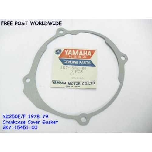 Yamaha YZ250 Crankcase Cover Gasket YZ250E YZ250F 2K7-15451-00 free post